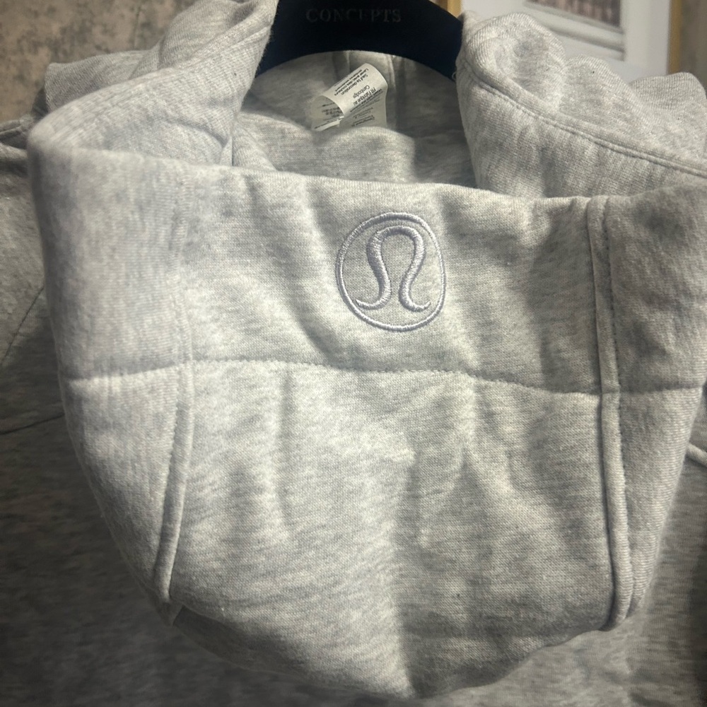 Lululemon gray jogger tracksuit set hooded zip-up jacket pants– Women’s size 4 - Picture 5 of 13
